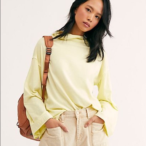 Free People Tops - NWT Free People Long Sleeve Celery Top